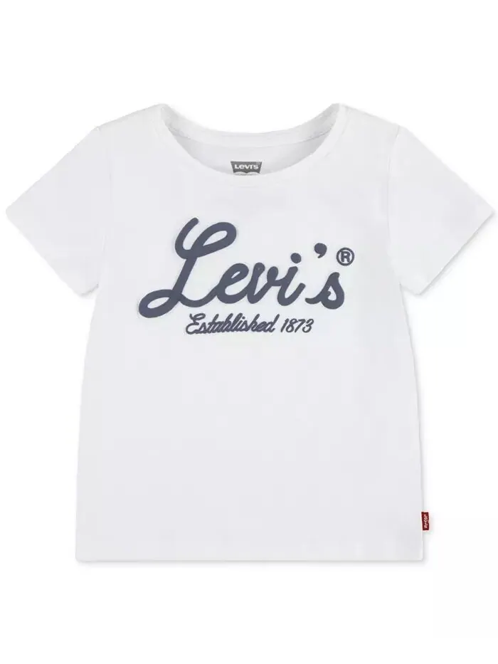 Футболка с графическим логотипом Little Girls Levi'S