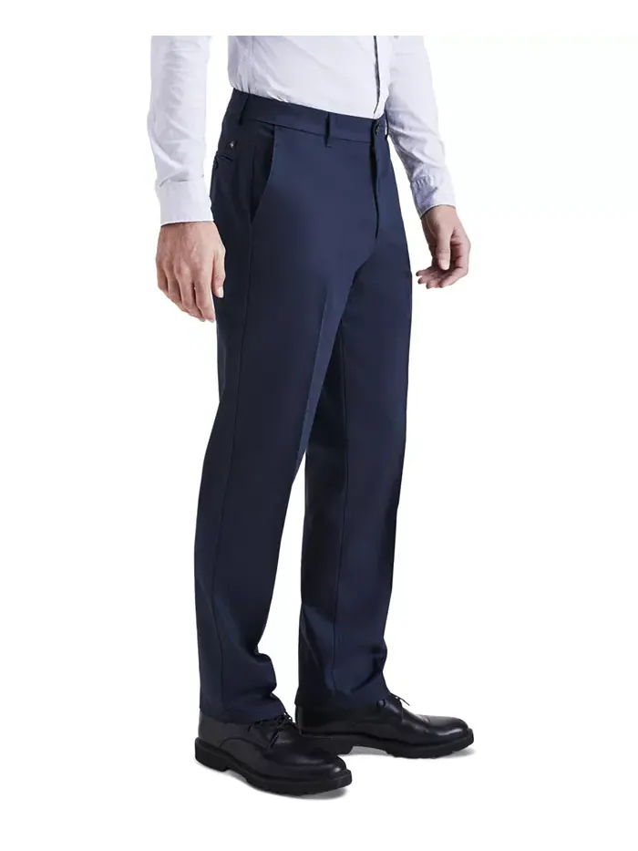 Мужские классические брюки прямого кроя Signature Straight Fit Iron Free Khaki со средством Stain — изображение 3 из 5