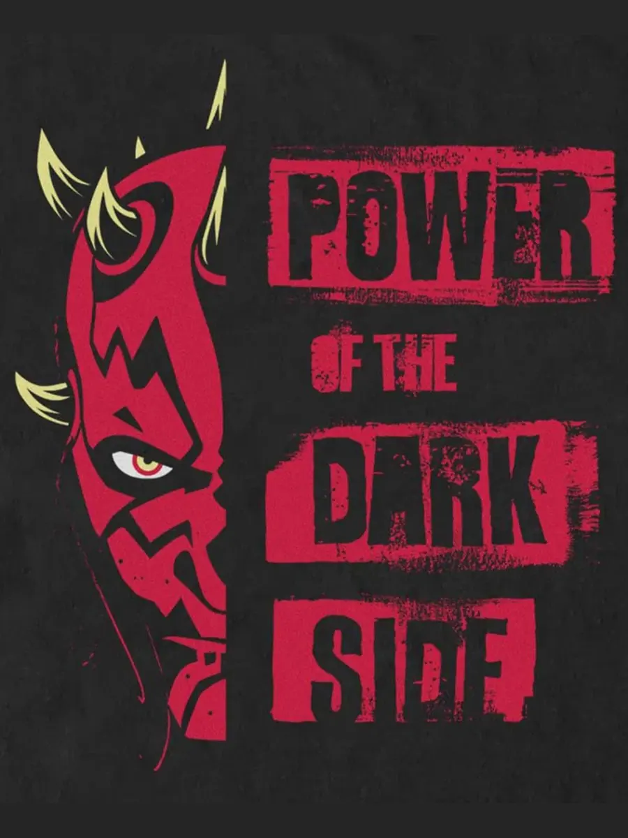Футболка с принтом Power Of The Dark Side Fifth Sun — изображение 3 из 3, черный