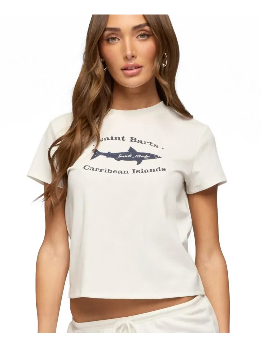 Футболка с коротким рукавом Surf Club T Shirt Edikted — изображение 1 из 5, белый