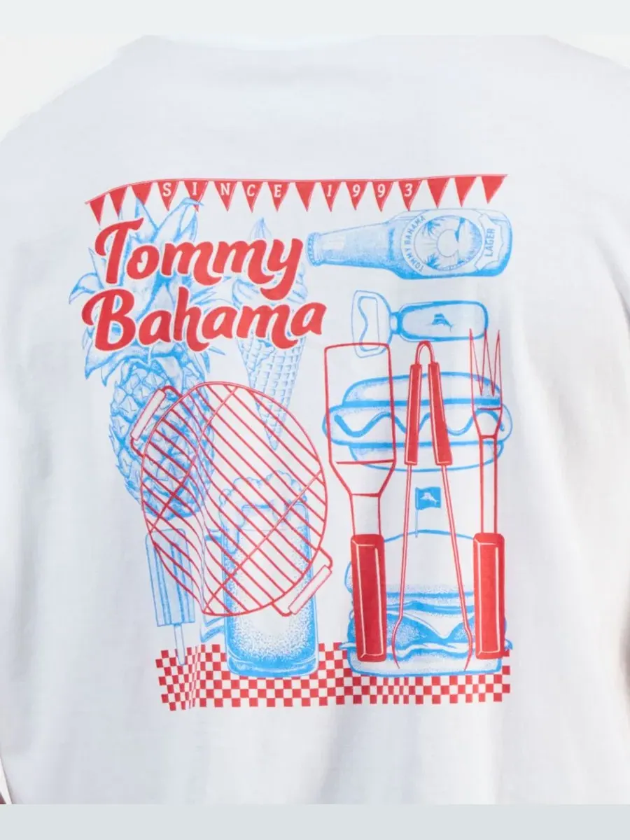 Футболка с принтом Grill And Chill Tommy Bahama — изображение 4 из 4, белый