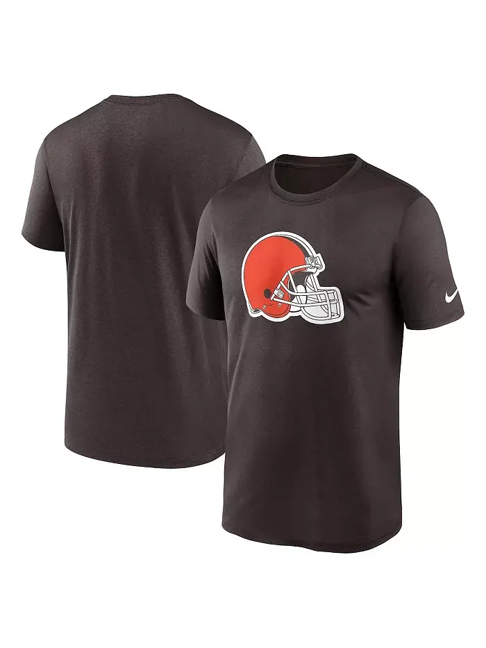 Мужская футболка Cleveland Legend Logo Helmet Performance Nike — изображение 1 из 3, черный