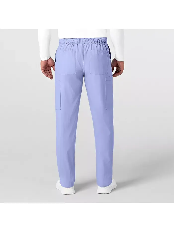 Мужские брюки W123 Flat Front Cargo Scrub, цвет Charcoal Heather, размер XS Regular Wink — изображение 2 из 5