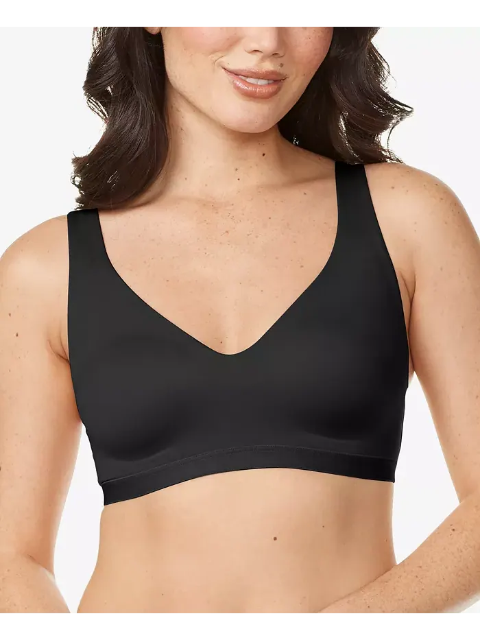 Бюстгальтер Warners Cloud 9 Super Soft, Smooth Invisible Look Wireless Lightly Lined Comfort Bra — изображение 1 из 5, черный