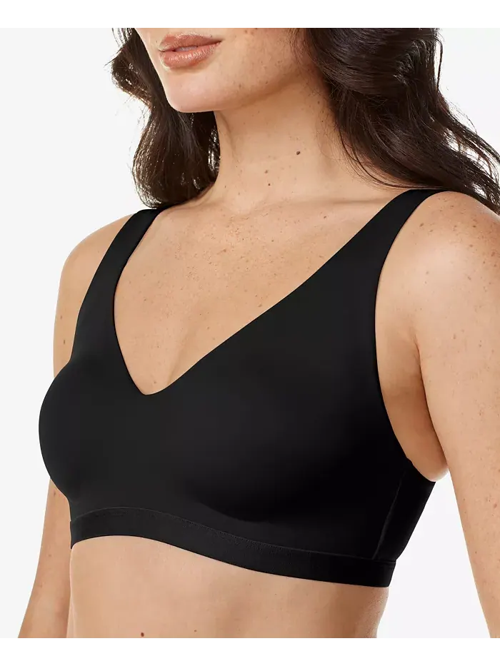 Бюстгальтер Warners Cloud 9 Super Soft, Smooth Invisible Look Wireless Lightly Lined Comfort Bra — изображение 2 из 5, черный