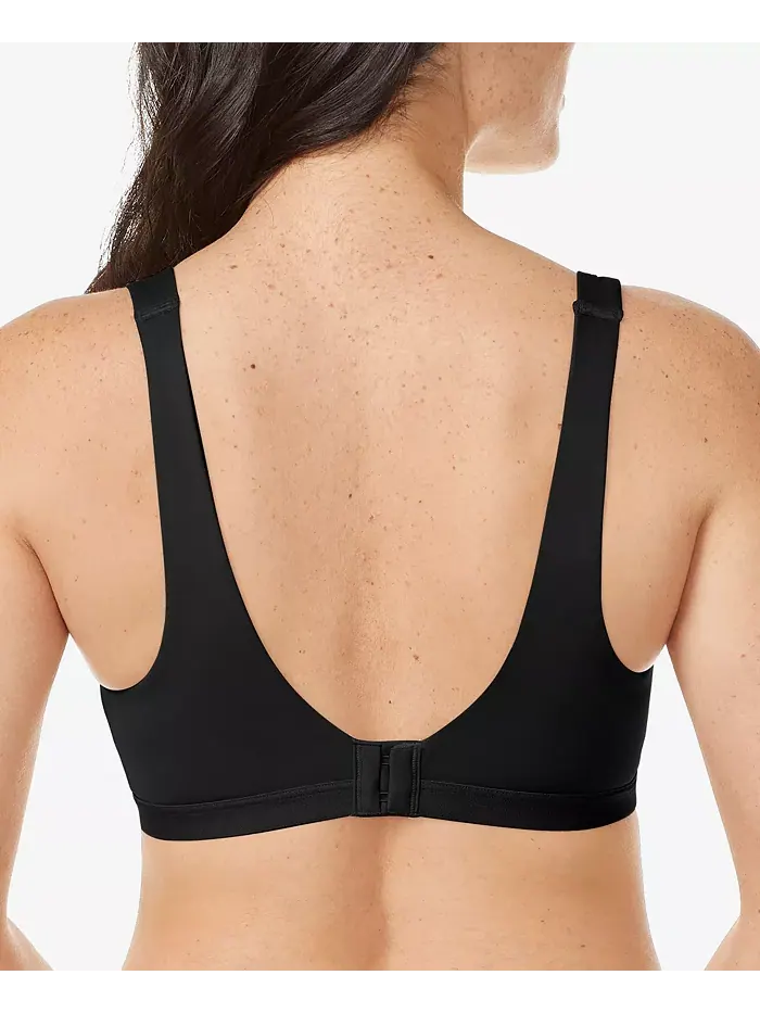 Бюстгальтер Warners Cloud 9 Super Soft, Smooth Invisible Look Wireless Lightly Lined Comfort Bra — изображение 3 из 5, черный