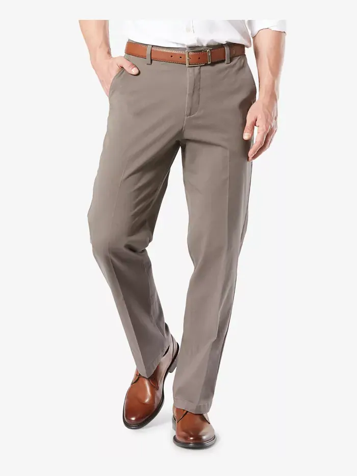 Мужские рабочие брюки Workday Smart 360 Flex Classic Fit Khaki Stretch Dockers