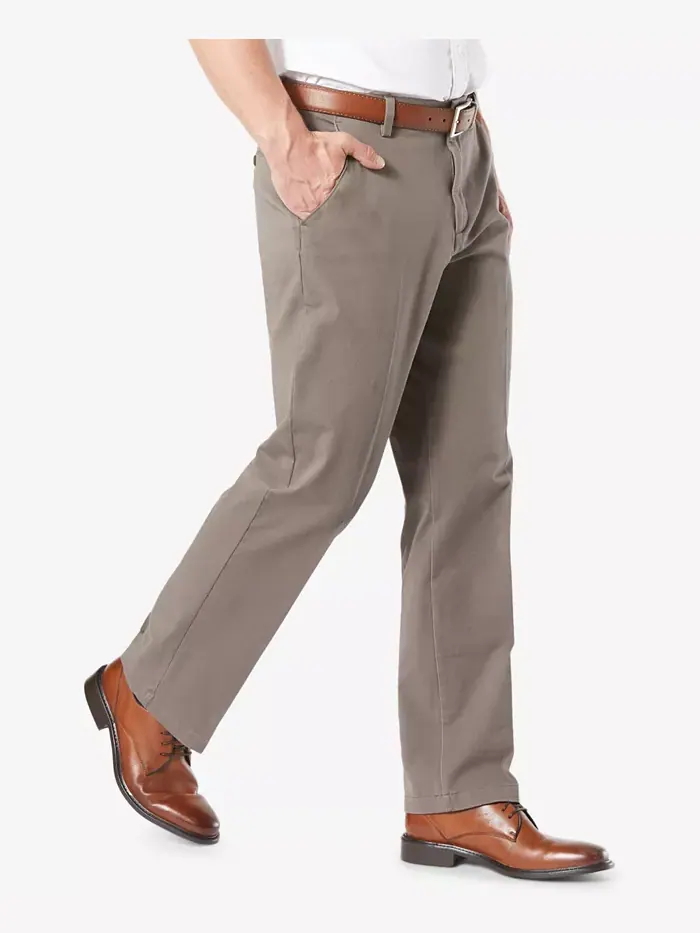 Мужские рабочие брюки Workday Smart 360 Flex Classic Fit Khaki Stretch Dockers — 3