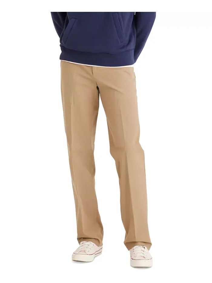 Мужские рабочие брюки Workday Smart 360 Flex Classic Fit Khaki Stretch Dockers