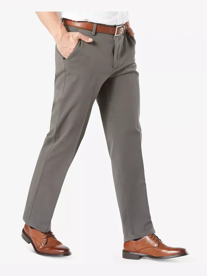 Мужские рабочие брюки Workday Smart 360 Flex Classic Fit Khaki Stretch Dockers — 6