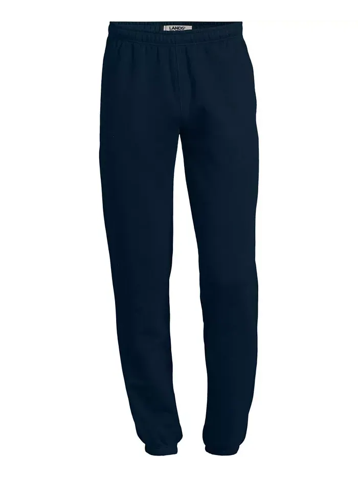 Мужские спортивные брюки Serious Sweats Jogger Lands' End — изображение 3 из 3, темно-синий