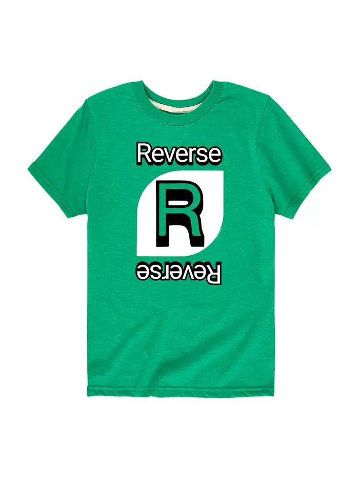 Футболка с принтом "Uno Reverse" для старших мальчиков Hybrid — изображение 1 из 3, зеленый