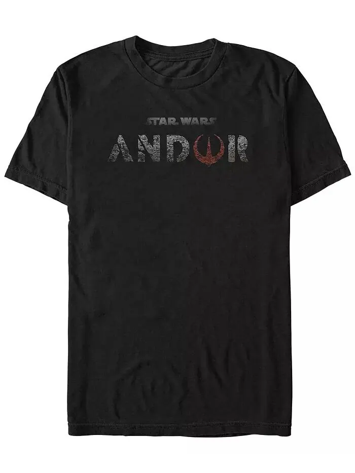 Мужская футболка с коротким рукавом с логотипом Star Wars Andor Fifth Sun — изображение 1 из 1, черный