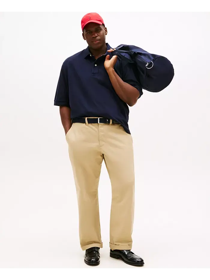Мужская классическая поло Ivy Big & Tall Tommy Hilfiger — изображение 4 из 6, голубой