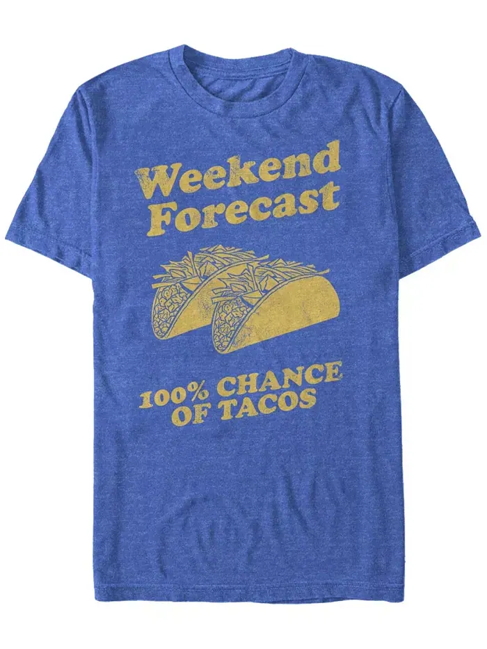 Мужская футболка Weekend Forecast с короткими рукавами Fifth Sun — изображение 1 из 1, синий
