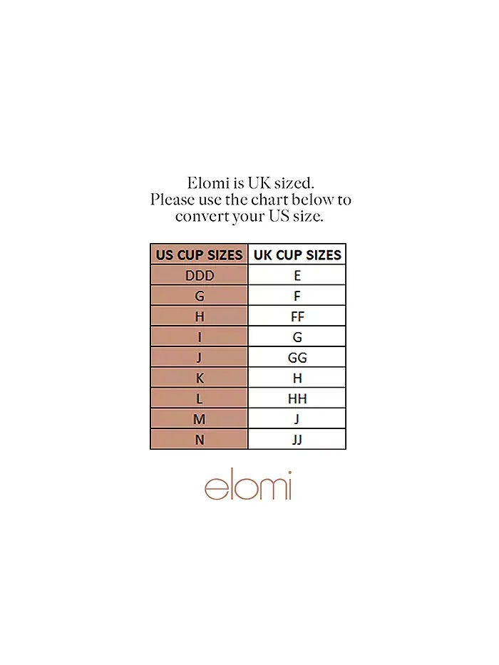 Бюстгальтер с гладкой чашкой на косточках без поролона EL4301 Plus Size Elomi — изображение 3 из 3, черный
