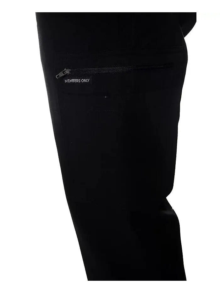 Мужские штаны London Jogger Scrub для мужчин Members Only — изображение 3 из 3, черный