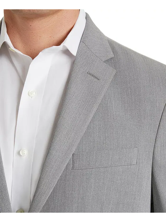 Мужской пиджак Techni-Cole Slim-Fit из костюмного комплекта Kenneth Cole Reaction — изображение 3 из 4, светлый серый