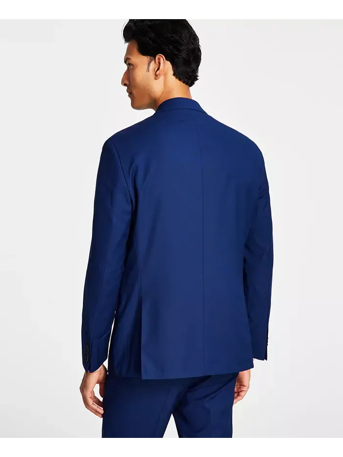 Мужской пиджак Techni-Cole Slim-Fit из костюмного комплекта Kenneth Cole Reaction — изображение 2 из 4, синий