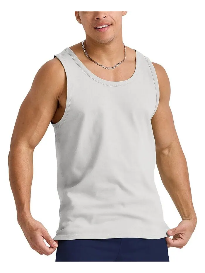 Мужская майка Originals Tri-Blend с круглым вырезом Hanes — изображение 1 из 4, белый