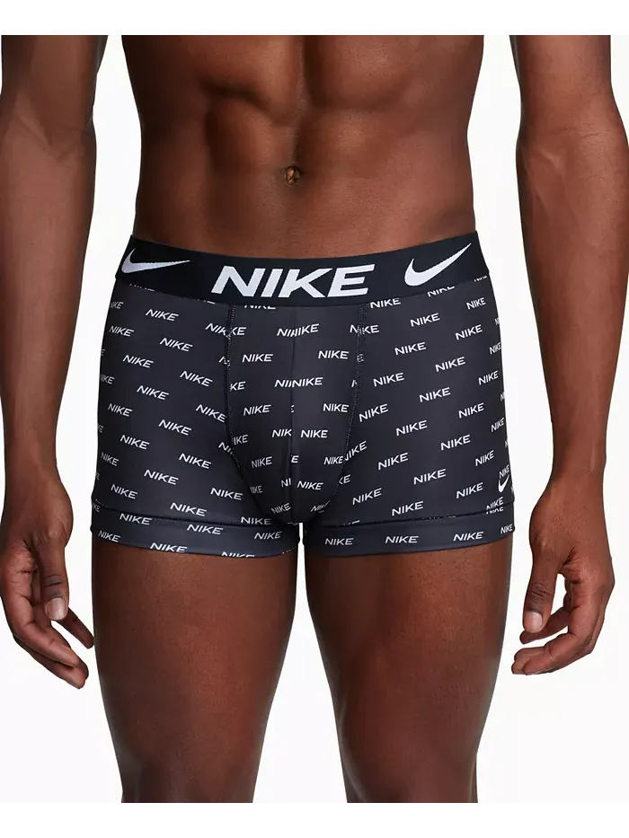 Мужские трусы-боксеры Dri-FIT Essential Micro Trunk, 3 шт Nike — изображение 2 из 4, черный