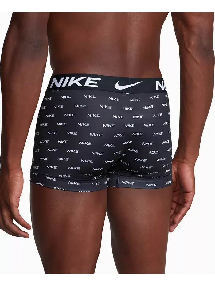 Мужские трусы-боксеры Dri-FIT Essential Micro Trunk, 3 шт Nike — изображение 3 из 4, черный