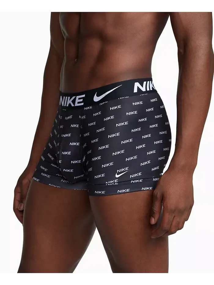 Мужские трусы-боксеры Dri-FIT Essential Micro Trunk, 3 шт Nike — изображение 4 из 4, черный
