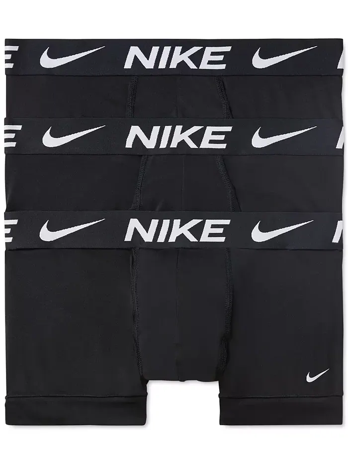 Мужские трусы-боксеры Dri-FIT Essential Micro Trunk, 3 шт Nike — изображение 1 из 4, черный