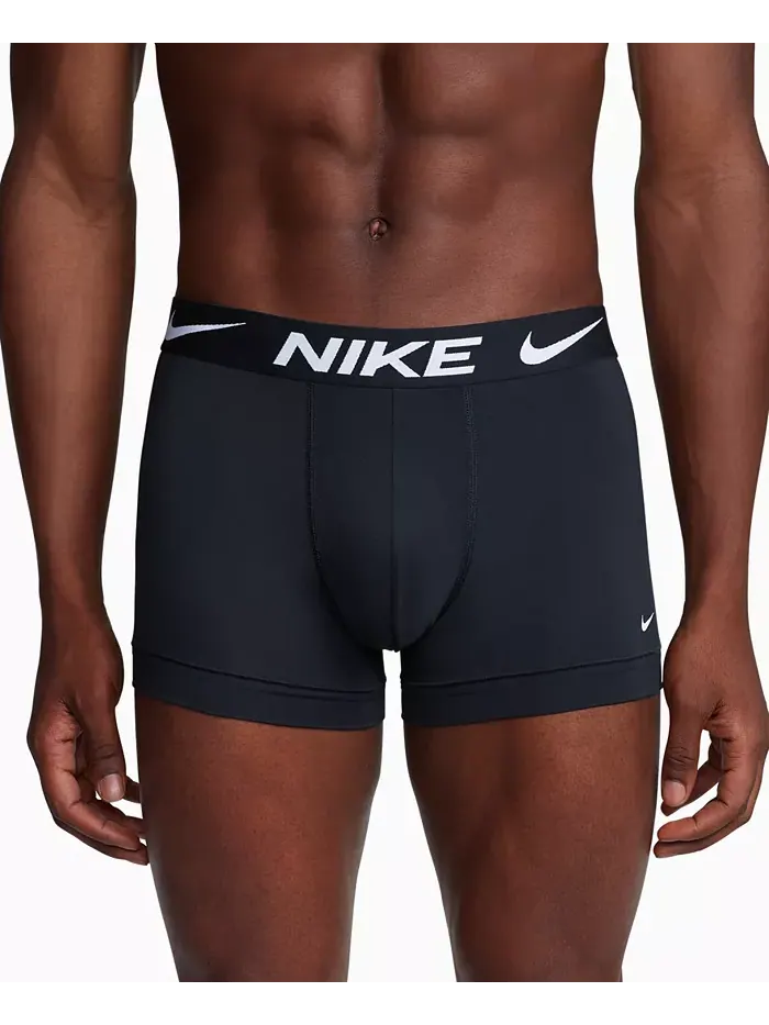 Мужские трусы-боксеры Dri-FIT Essential Micro Trunk, 3 шт Nike — изображение 2 из 4, черный