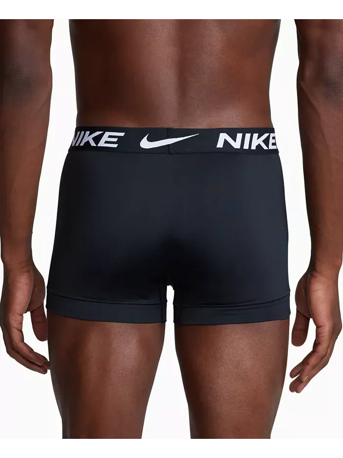 Мужские трусы-боксеры Dri-FIT Essential Micro Trunk, 3 шт Nike — изображение 3 из 4, черный