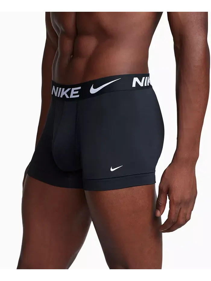 Мужские трусы-боксеры Dri-FIT Essential Micro Trunk, 3 шт Nike — изображение 4 из 4, черный