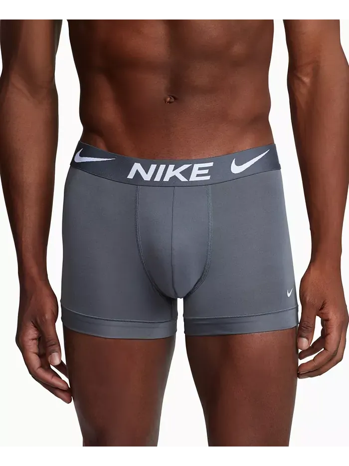 Мужские трусы-боксеры Dri-FIT Essential Micro Trunk, 3 шт Nike — изображение 2 из 4, синий
