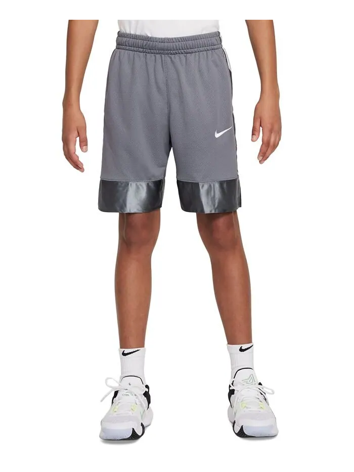 Баскетбольные шорты Big Boys Elite Dri-FIT Nike — изображение 4 из 7, серый