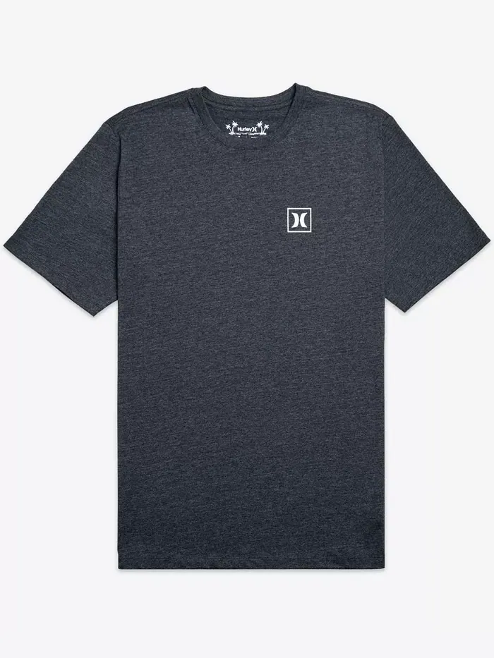 Мужская футболка Hurley Icon Boxed — изображение 3 из 7, черный