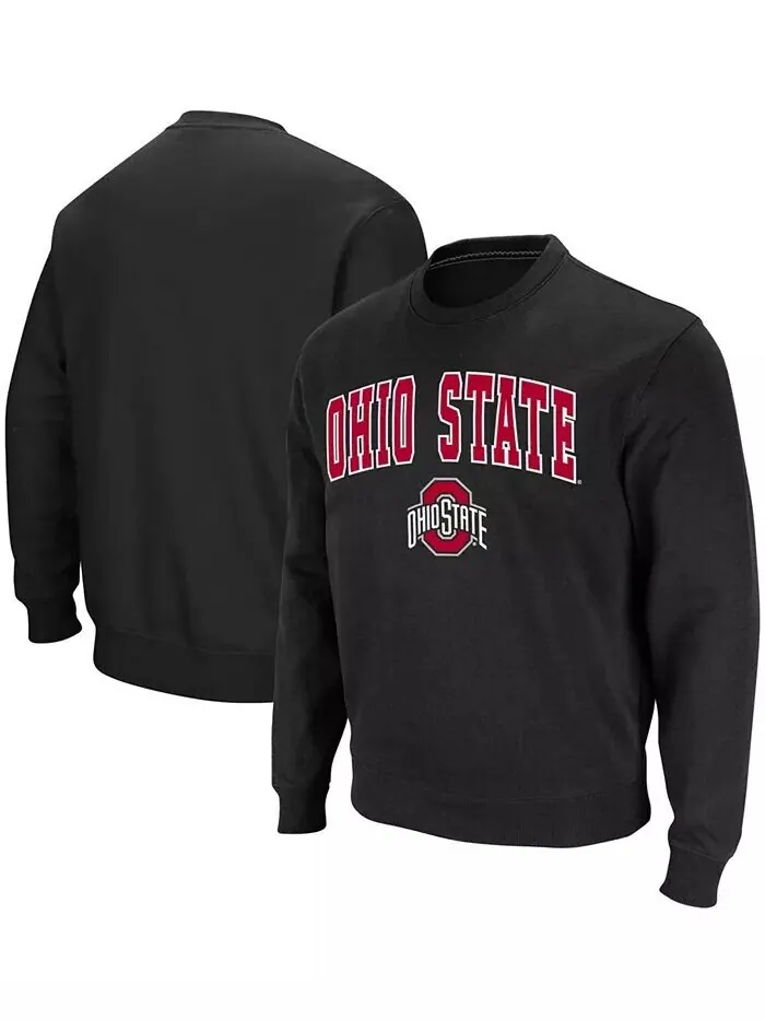 Мужская толстовка-пуловер из твила с логотипом команды Ohio State Buckeyes Colosseum — изображение 1 из 4, черный