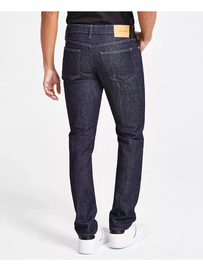 Мужские джинсы Slim Fit Stretch Calvin Klein — изображение 4 из 4, синий