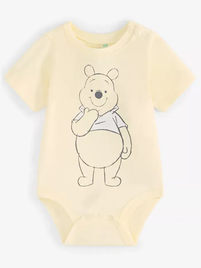 Комплект для мальчиков Baby Boys Winnie-the-Pooh: боди, теплая рубашка-поло и теплые штаны, 3 — изображение 3 из 4, тауп
