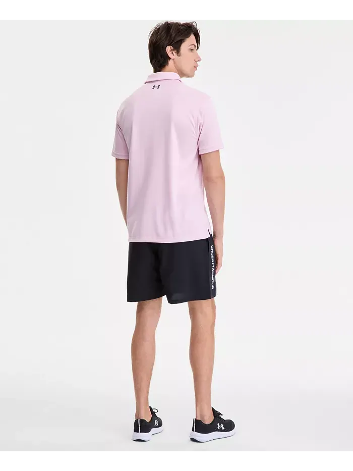 Техническая поло, шорты из ткани и кроссовки Under Armour — изображение 3 из 4, красный