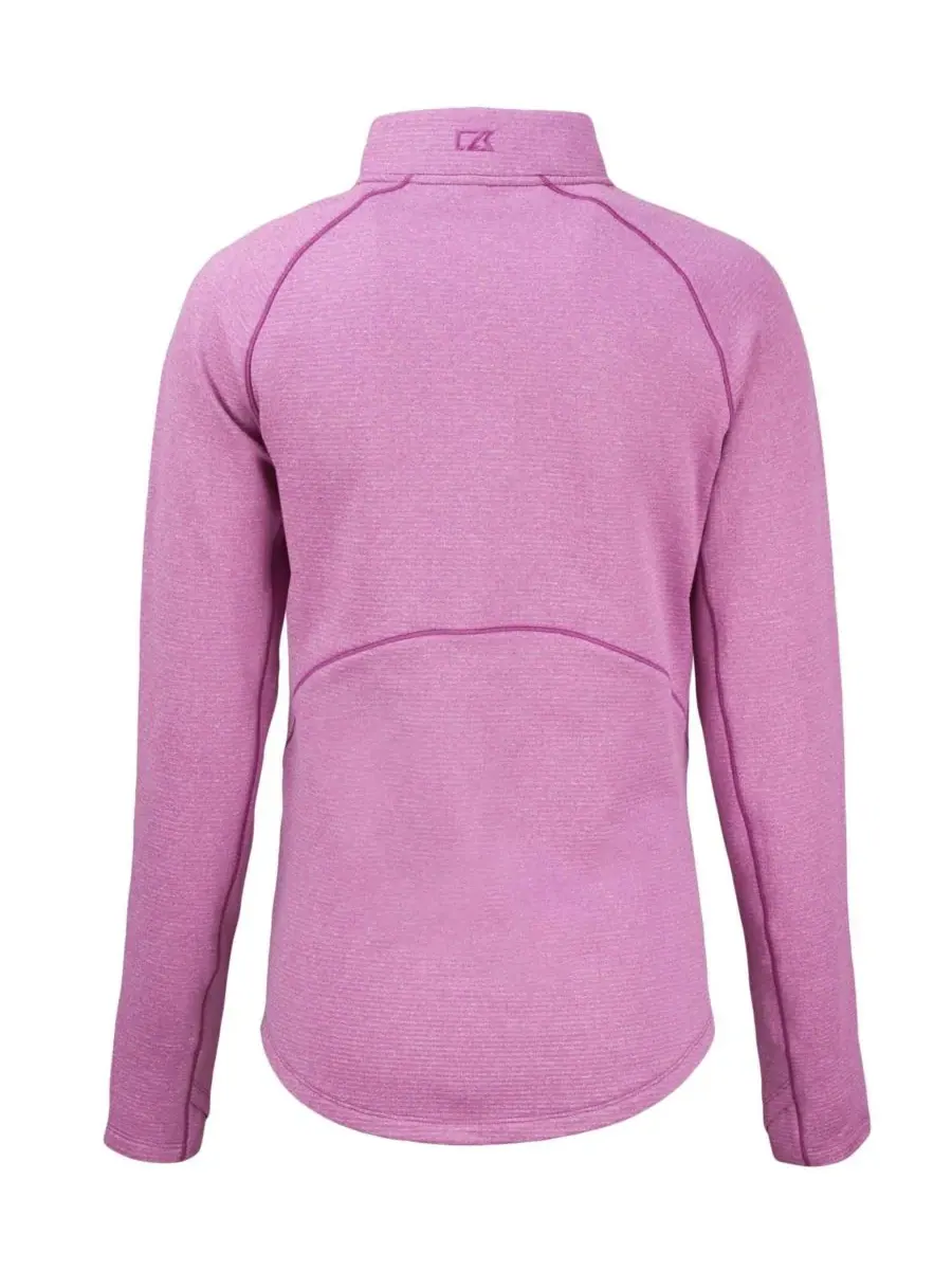 Женская флисовая кофта Peshastin с половинной молнией Cutter & Buck, Gelato Heather — изображение 2 из 2