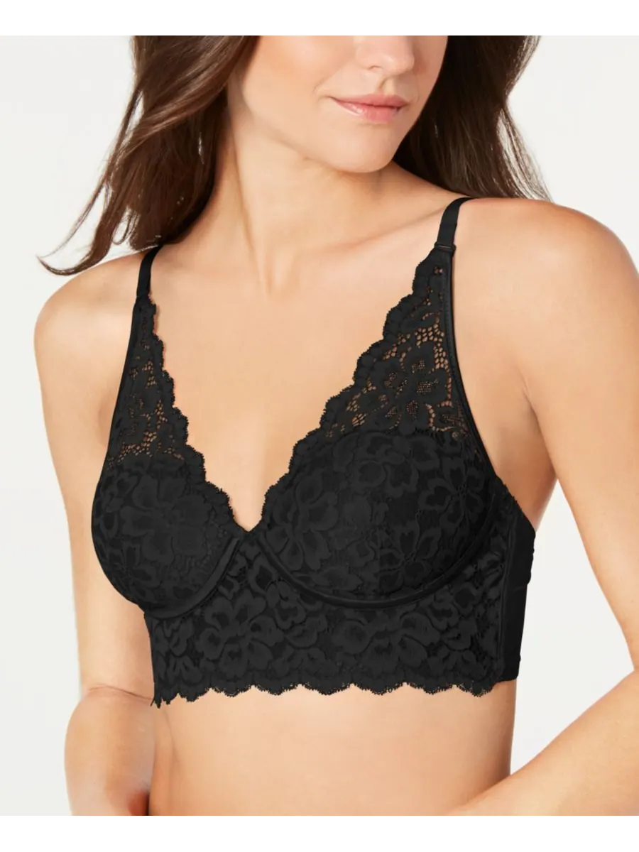 Бюстгальтер-топ без косточек Pure Comfort Lace & Mesh Longline Wireless Bralette DM1188 Maidenform