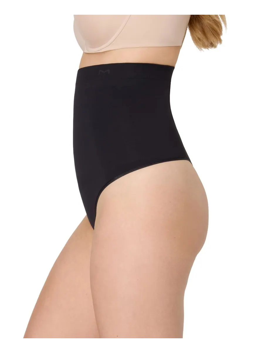 Женские бесшовные стринги с высокой талией DMS835 Maidenform — изображение 2 из 4, черный