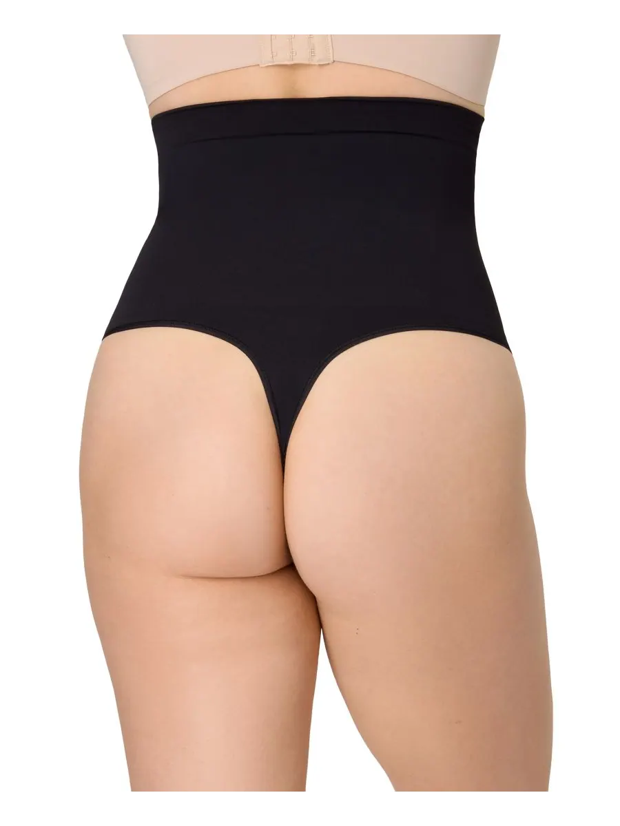 Женские бесшовные стринги с высокой талией DMS835 Maidenform — изображение 4 из 4, черный