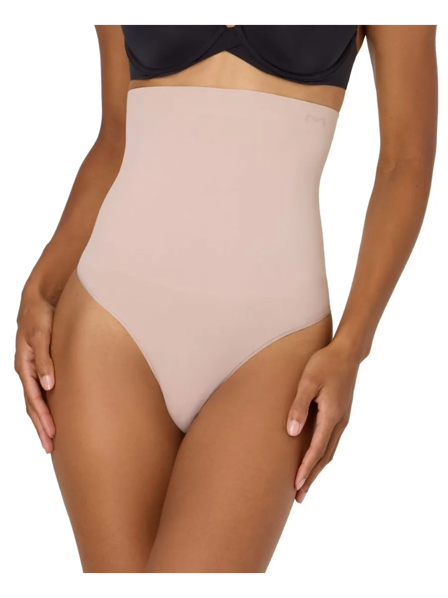 Женские бесшовные стринги с высокой талией DMS835 Maidenform — изображение 1 из 5, розовый