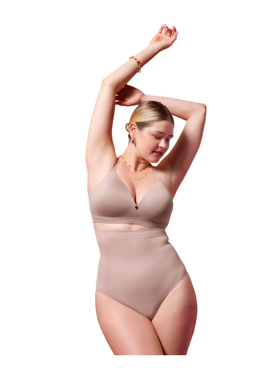 Женские бесшовные стринги с высокой талией DMS835 Maidenform — изображение 5 из 5, розовый