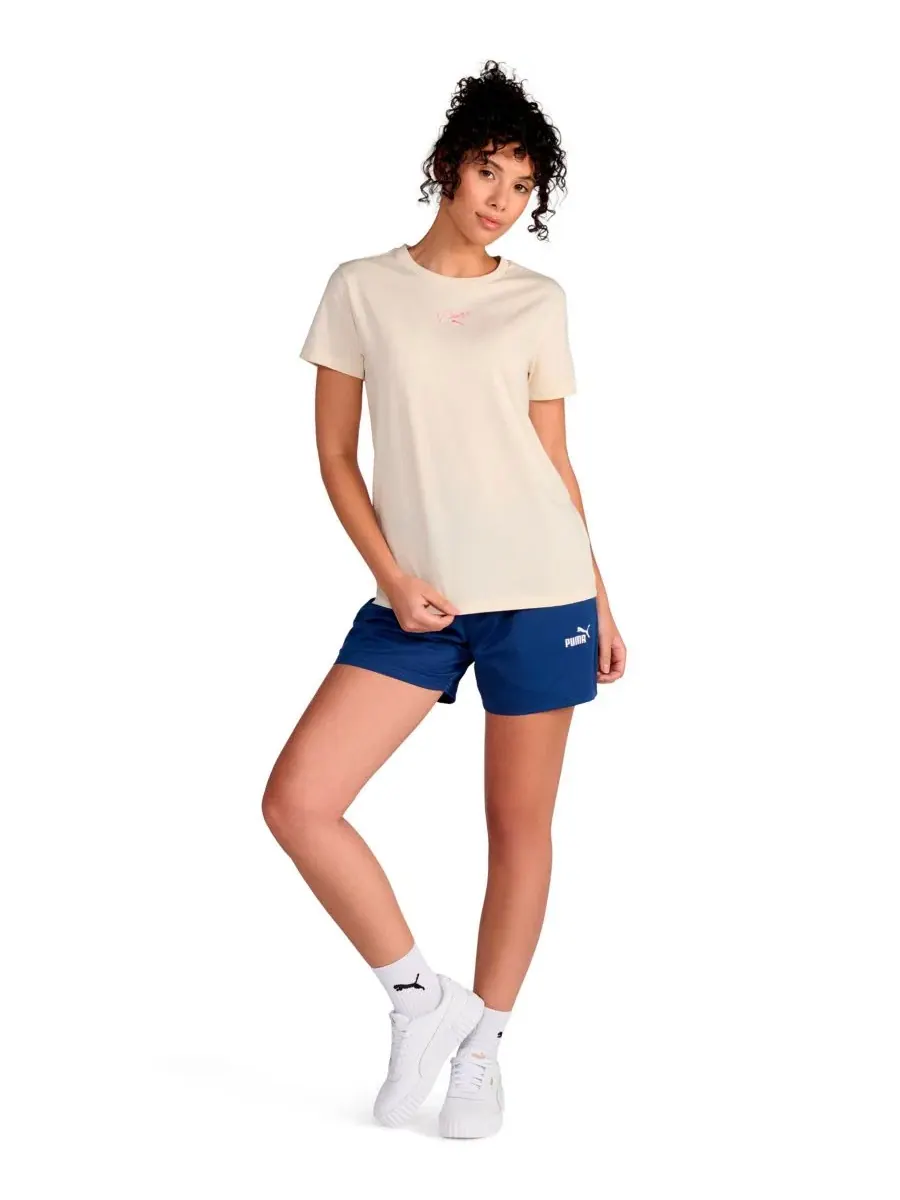 Женская футболка с графическим принтом и надписью Puma — изображение 2 из 4, белый