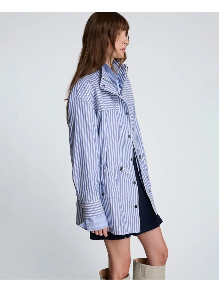 Женская полосатая куртка с длинными рукавами Kenneth Cole — изображение 3 из 10