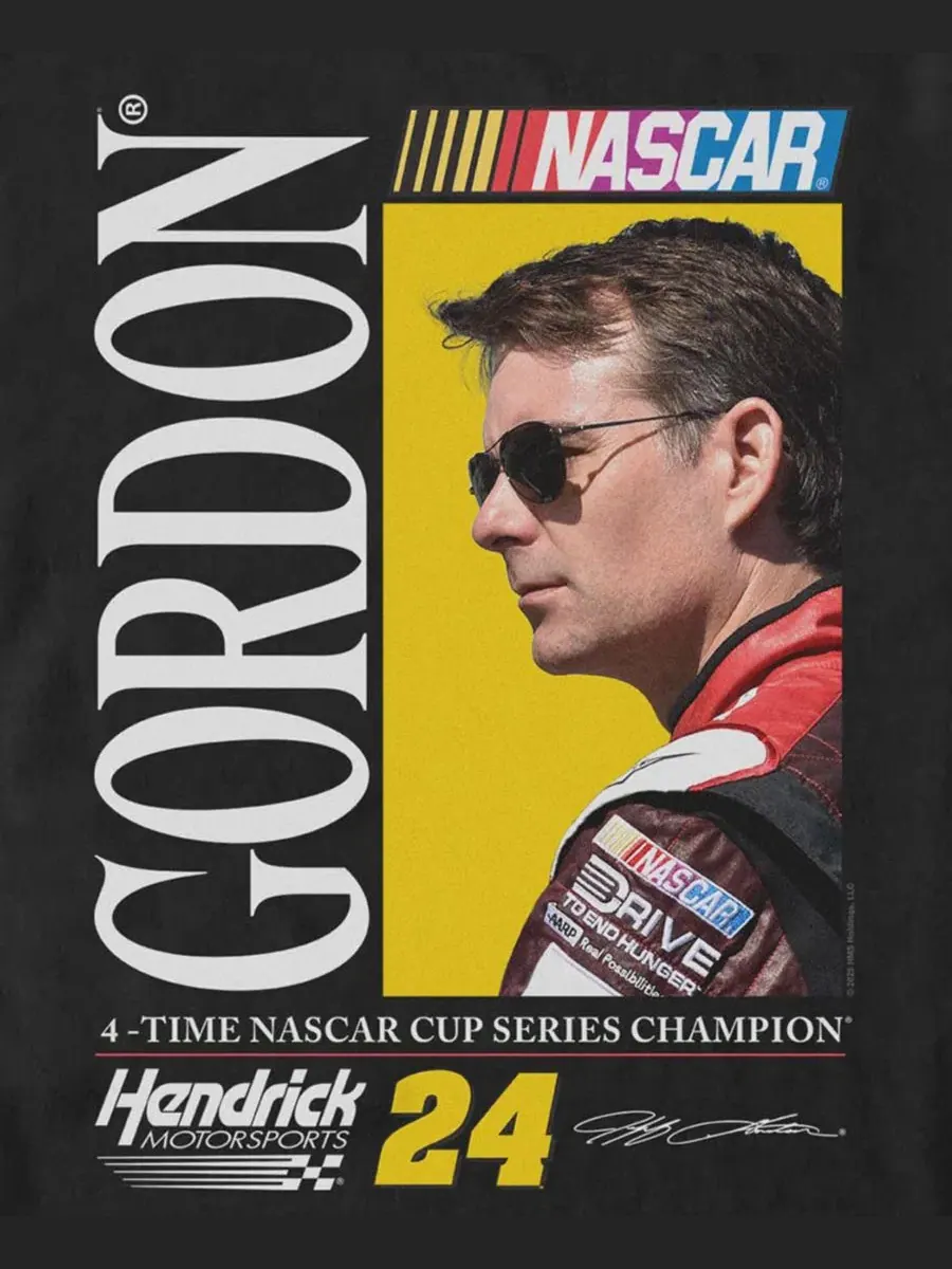 Футболка с графическим принтом Jeff Gordon Editorial Fifth Sun — изображение 3 из 3, черный