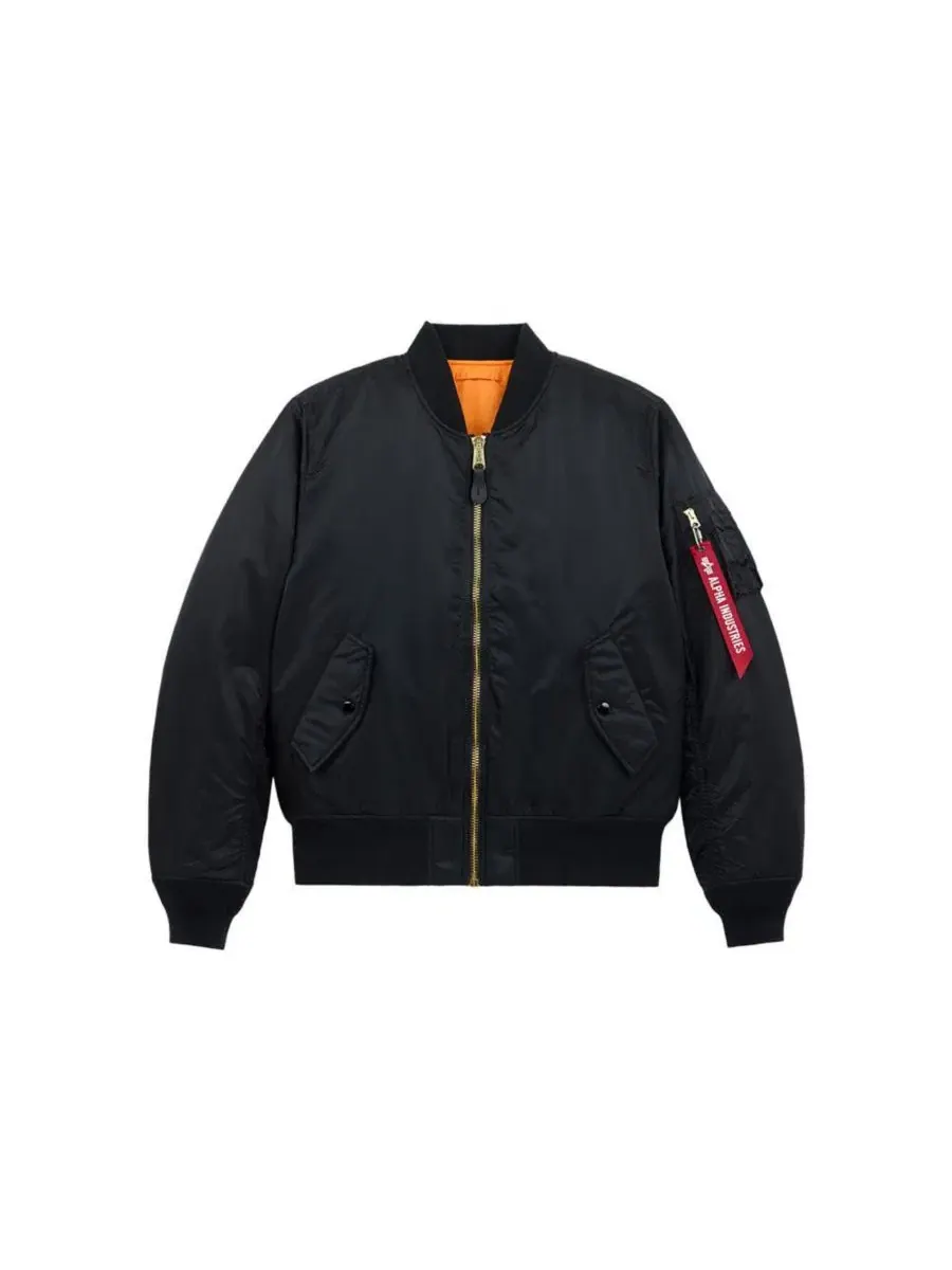 Бомбер MA-1 Slim Fit Alpha Industries — изображение 2 из 5, черный