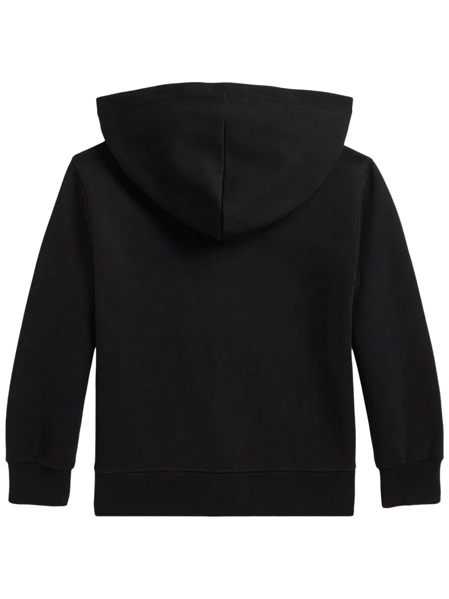 Худи на молнии с капюшоном, с длинным рукавом Polo Ralph Lauren — изображение 2 из 3, черный