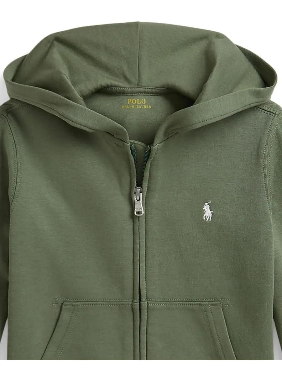Худи на молнии с капюшоном Polo Ralph Lauren — изображение 3 из 3, зеленый